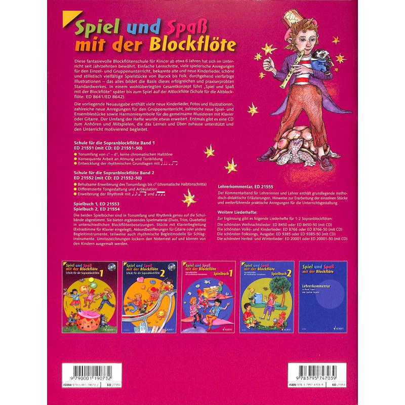 Spiel und Spaß mit der Blockflöte - Spielbuch 1