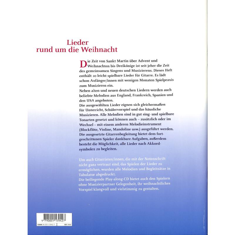 Lieder rund um die Weihnacht