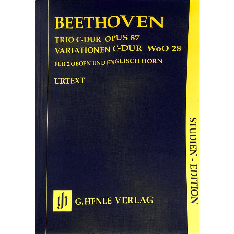Trio C-Dur op 87 + Variationen C-Dur WOO 28