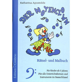 Der Notenclown - Mal und Rätselbuch