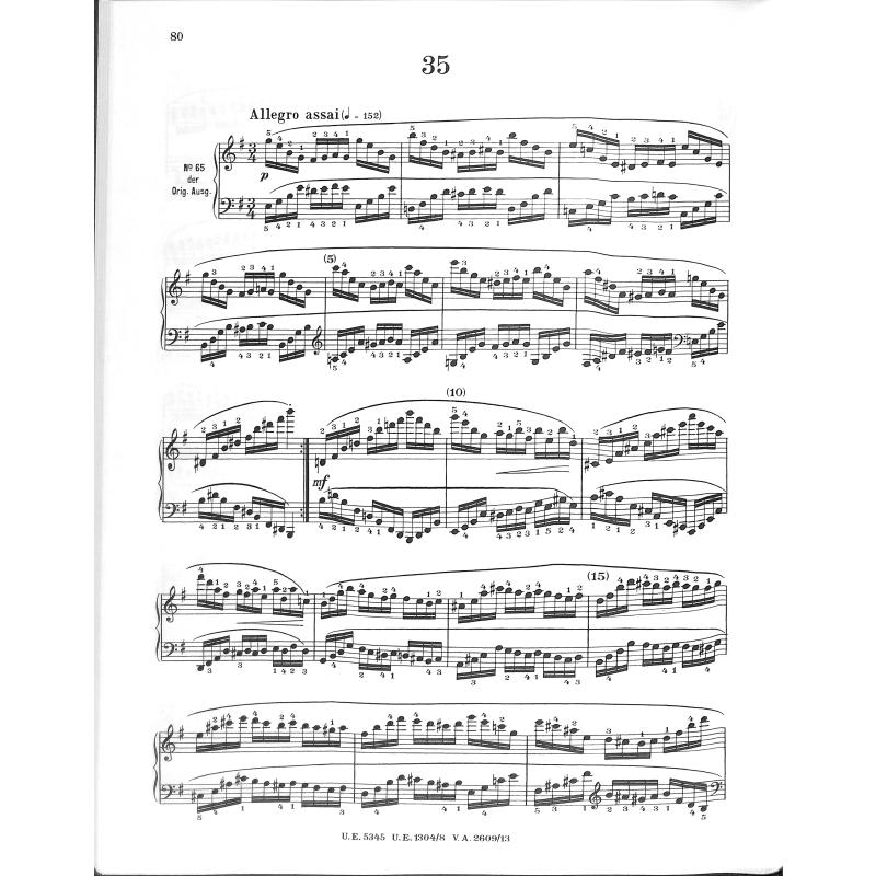 60 ausgewählte Etüden