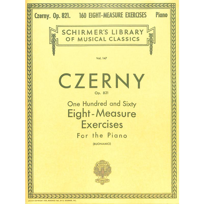 160 kurze Übungen op 821