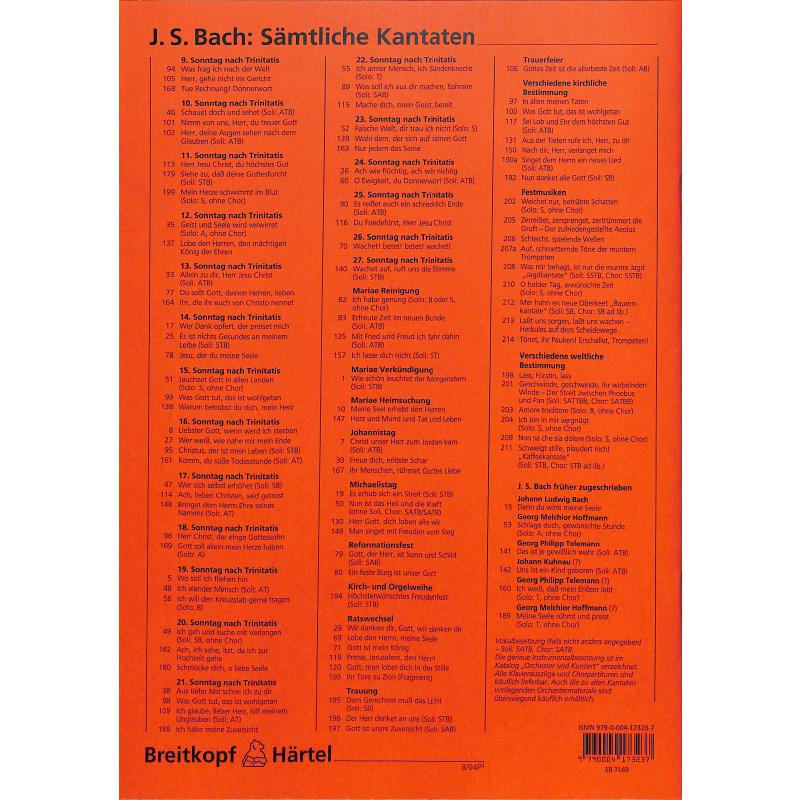 Kantate 169 Gott soll allein mein Herze haben BWV 169