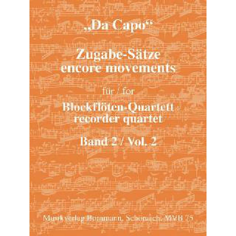 Da Capo - Zugabesätze 2