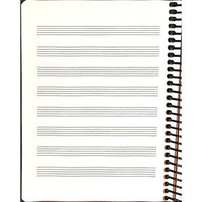 Noten Notiz Taschenbuch 9,5x14 Spiralheftung