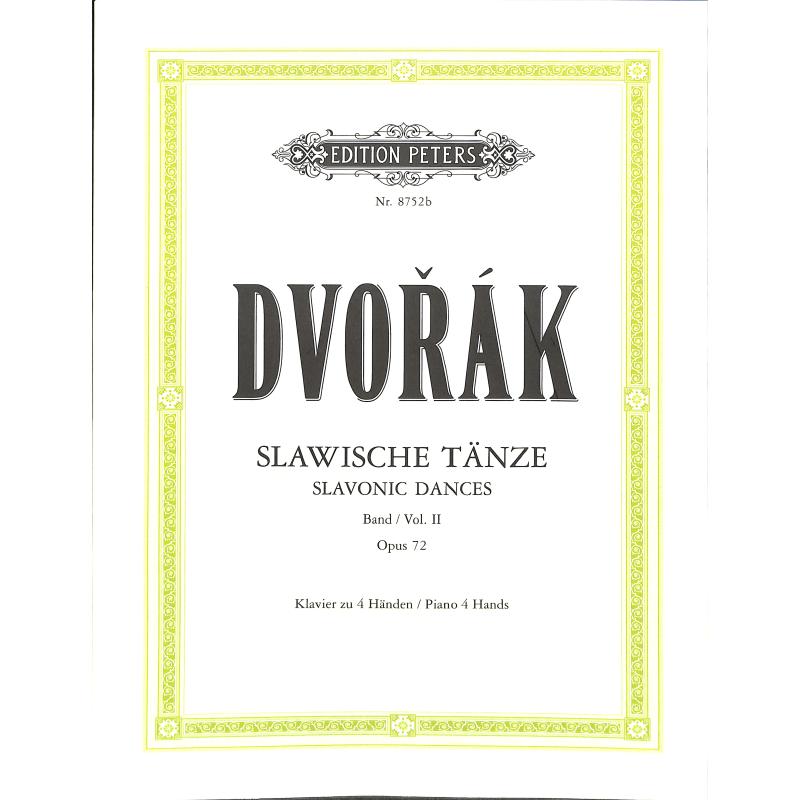 Slawische Tänze op 72