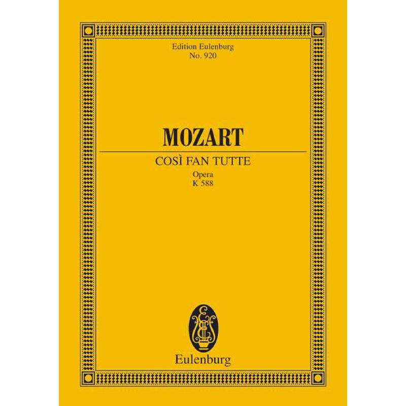 Cosi fan tutte KV 588
