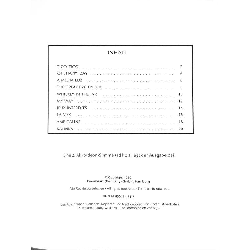 Akkordeon Highlights 1