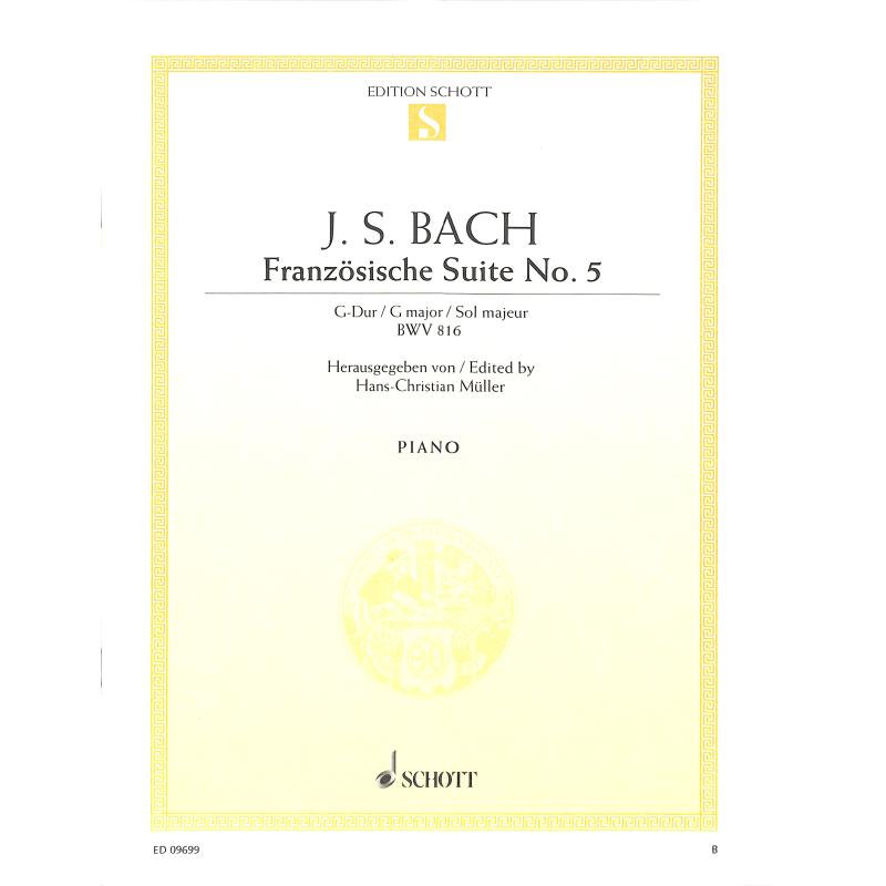 Französische Suite 5 G-Dur BWV 816