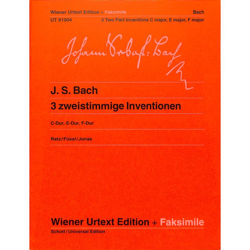 3 zweistimmige Inventionen