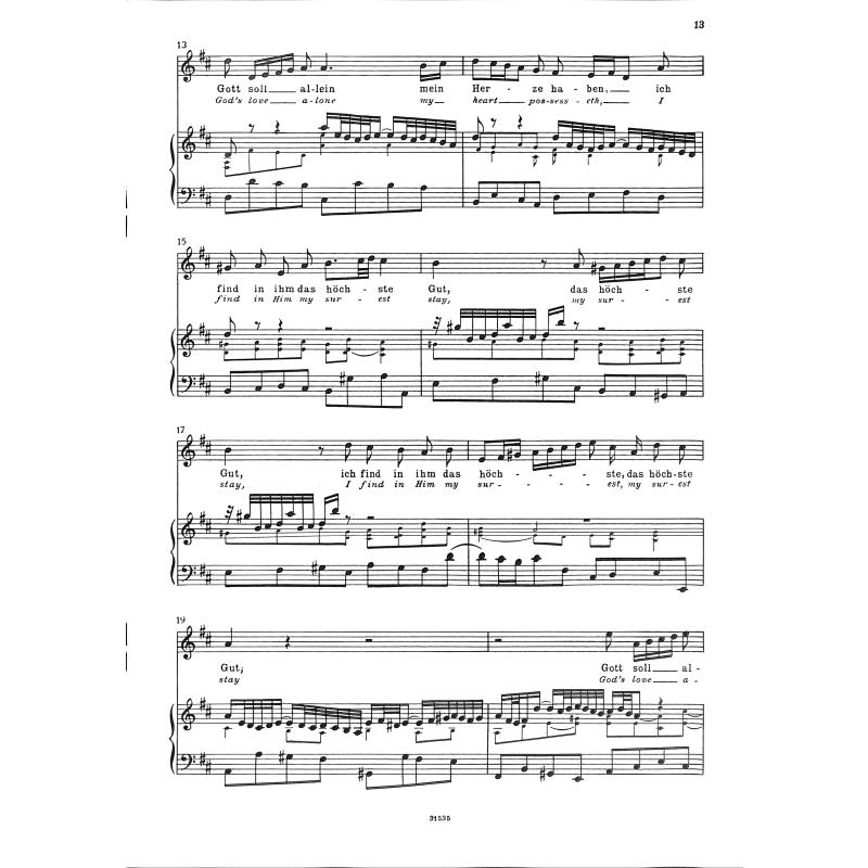 Kantate 169 Gott soll allein mein Herze haben BWV 169
