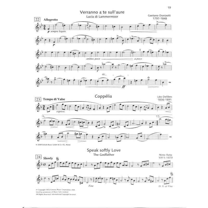 Melodische Übungen für Ton und Interpretation