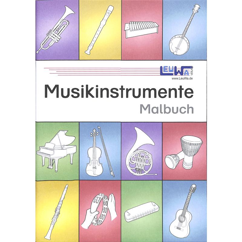 Musikinstrumente Malbuch