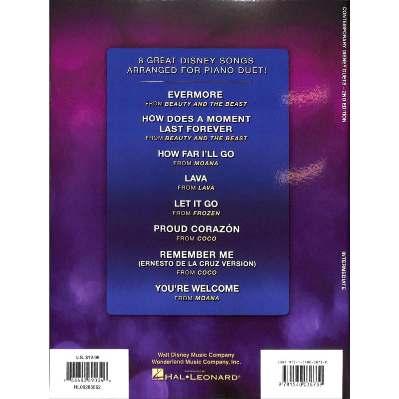 Contemporary Disney Duets