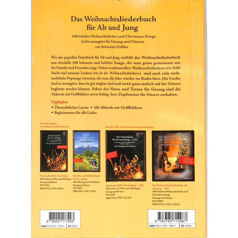 Das Weihnachtsliederbuch für Alt und Jung