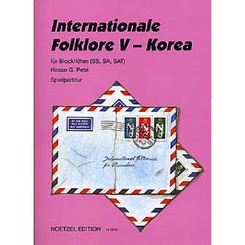 Internationale Folklore 5  Korea