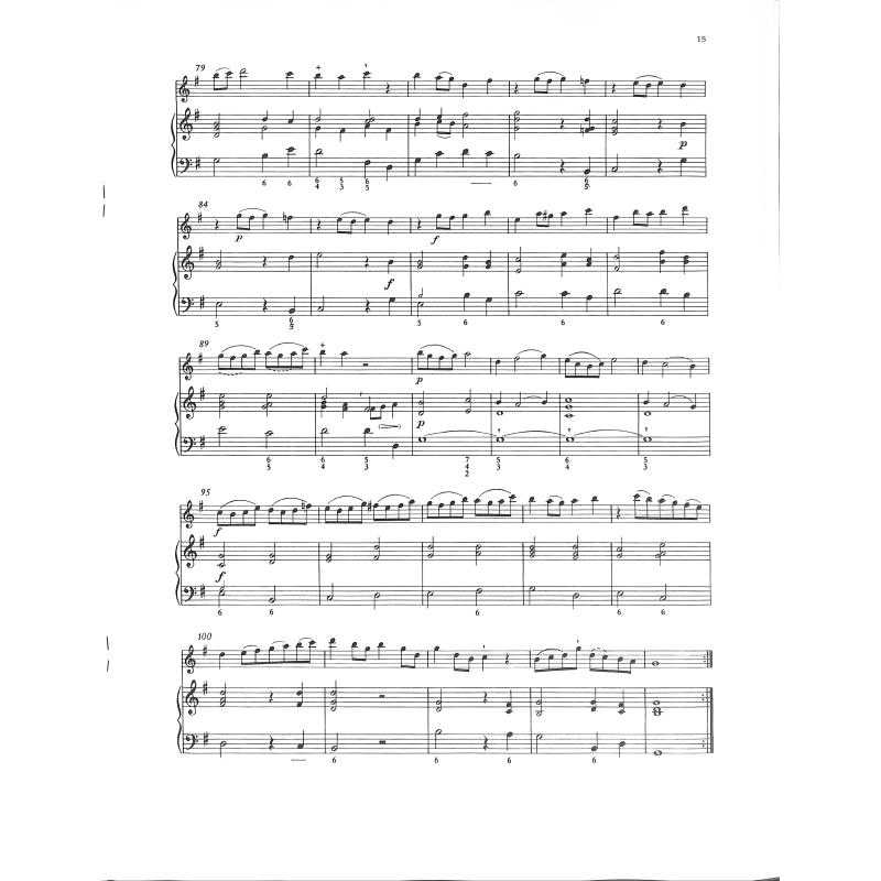 Methodische Sonaten 3 Nr 9 G-Dur Nr 2 C-Dur