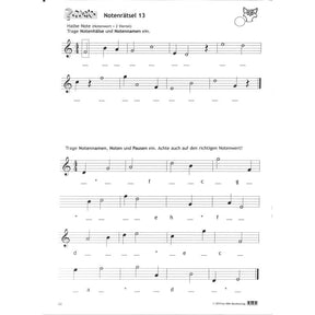 Notenrätsel für schlaue Notenfüchse 1