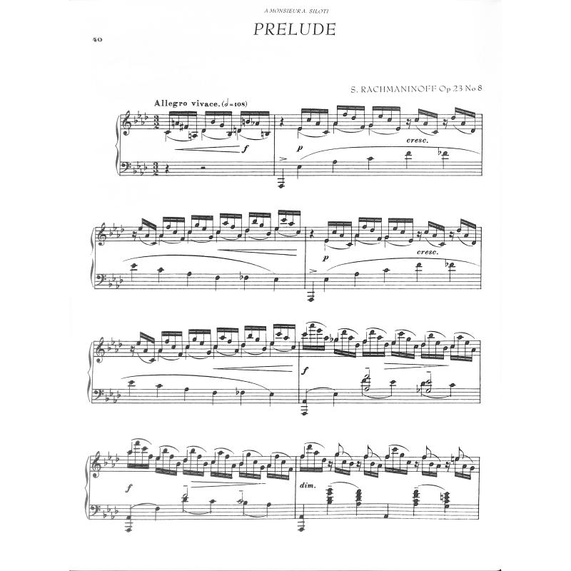 Preludes op 3/2 + op 23 + op 32