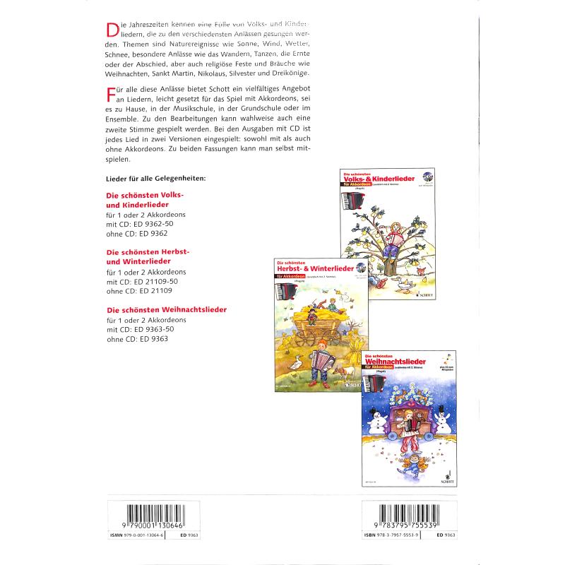 Die schönsten Weihnachtslieder