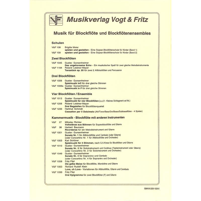 Spielmusik in C