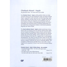 Chorbuch Mozart Haydn 3