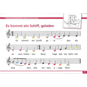 Meine bunten Noten für Klavier Keyboard Melodica + Triola |