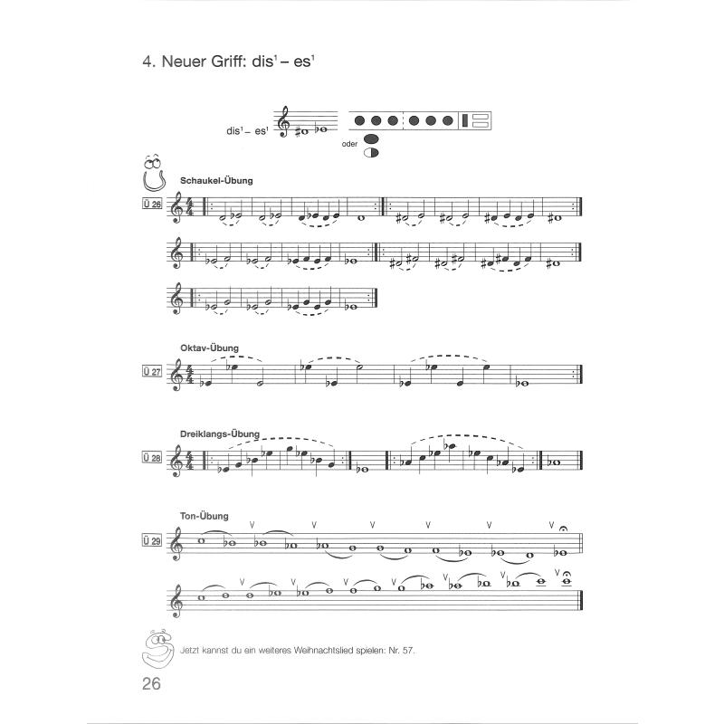 Flöte spielen B