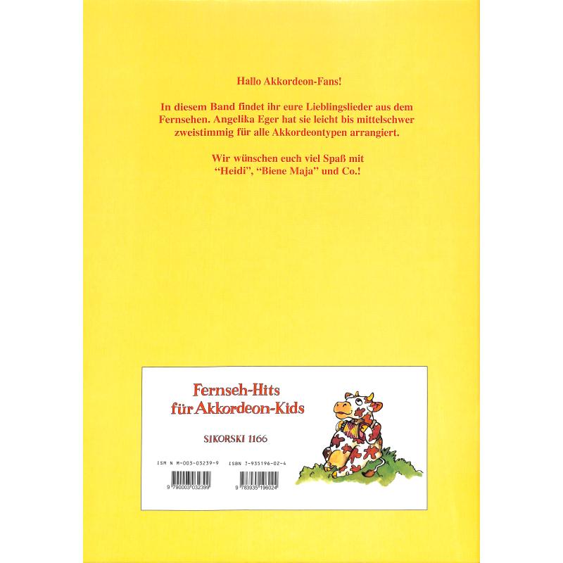 Fernseh Hits für Akkordeon Kids