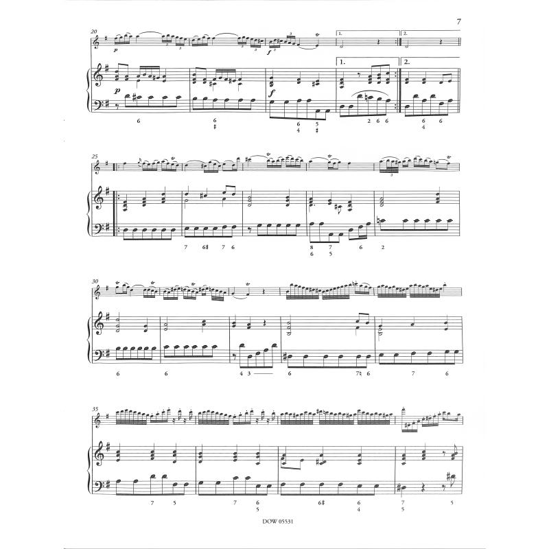 Hamburger Sonate G-Dur WQ 133