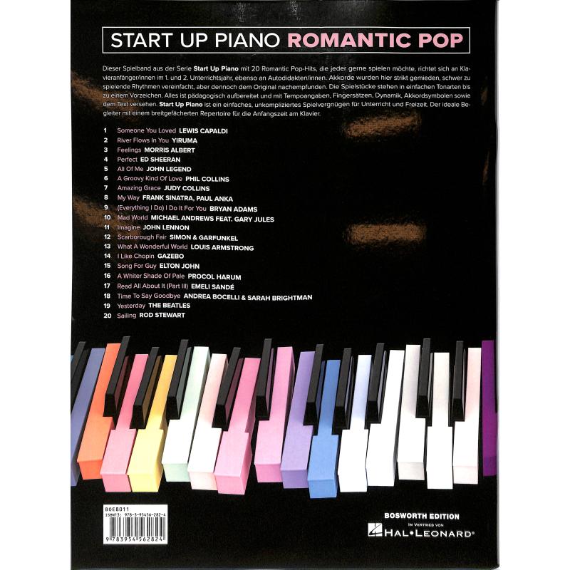 Start up Piano - Romantic pop