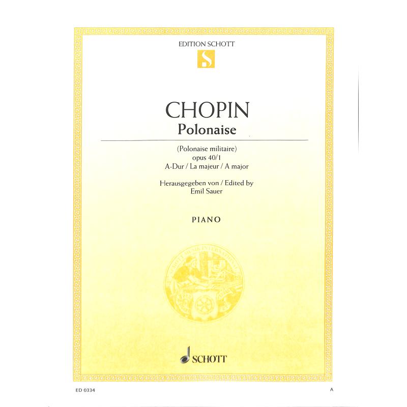 Polonaise A-Dur op 40/1 (Militär)