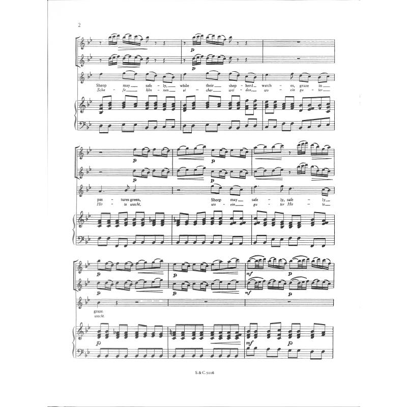 Schafe können sicher weiden BWV 208