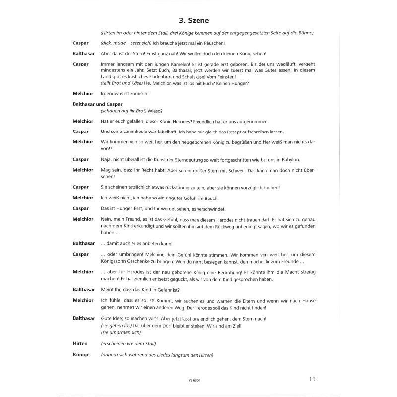 Das Krippenspiel oder 11 leichte Weihnachtslieder