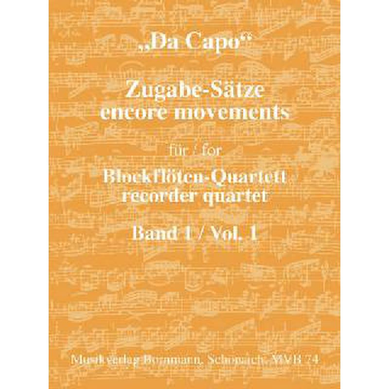 Da Capo - Zugabesätze 1