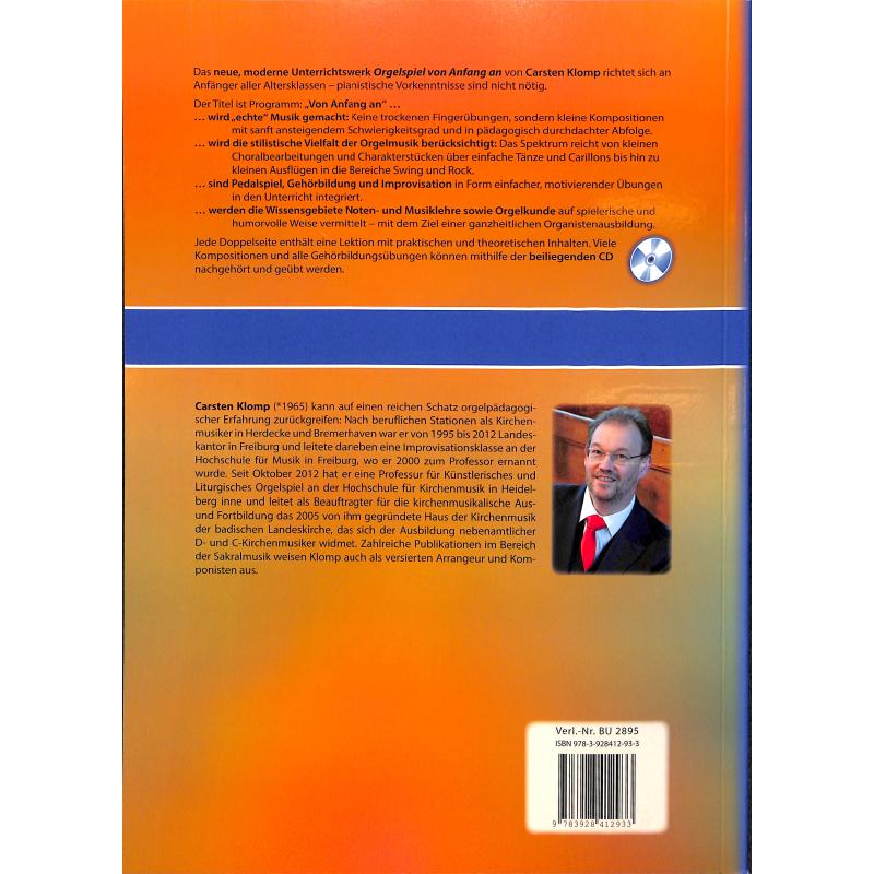 Orgelspiel von Anfang an