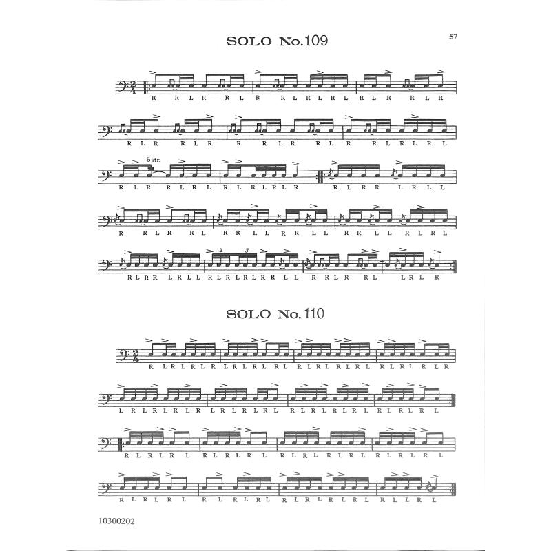 All american drummer - 150 rudimental solos