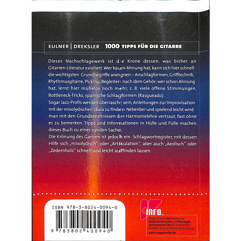 1000 Tipps für Gitarre