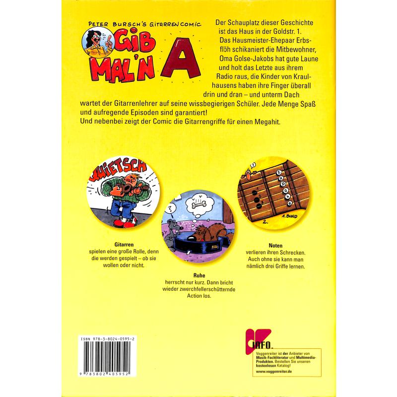 Gib mal'n A - Gitarren Comic