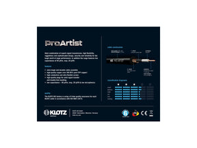 Pro Artist 6m schwarz GOLD