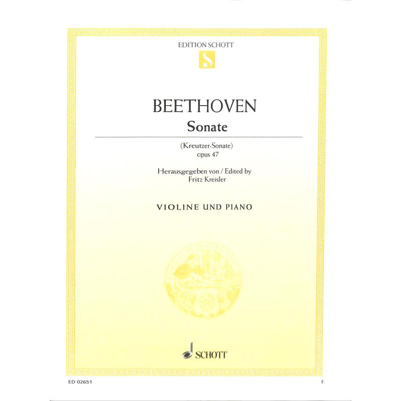 Sonate 9 A-Dur op 47 (Kreutzer)