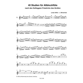 40 Studien nach den Solfeggien