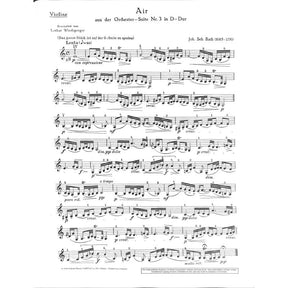 Air (Orchestersuite 3 D-Dur BWV 1068)