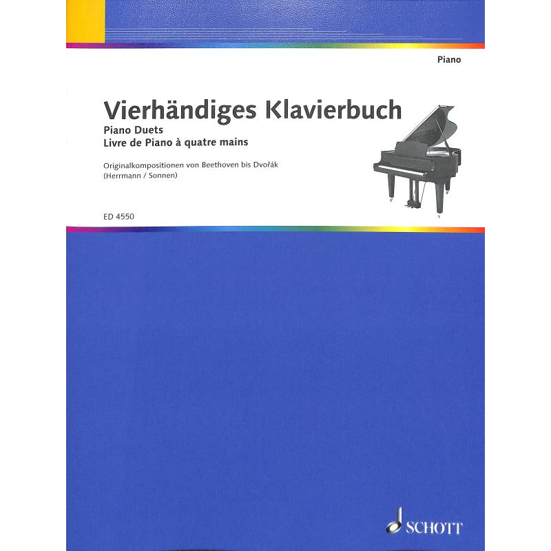 Vierhändiges Klavierbuch | Originalkompositionen von Beethov