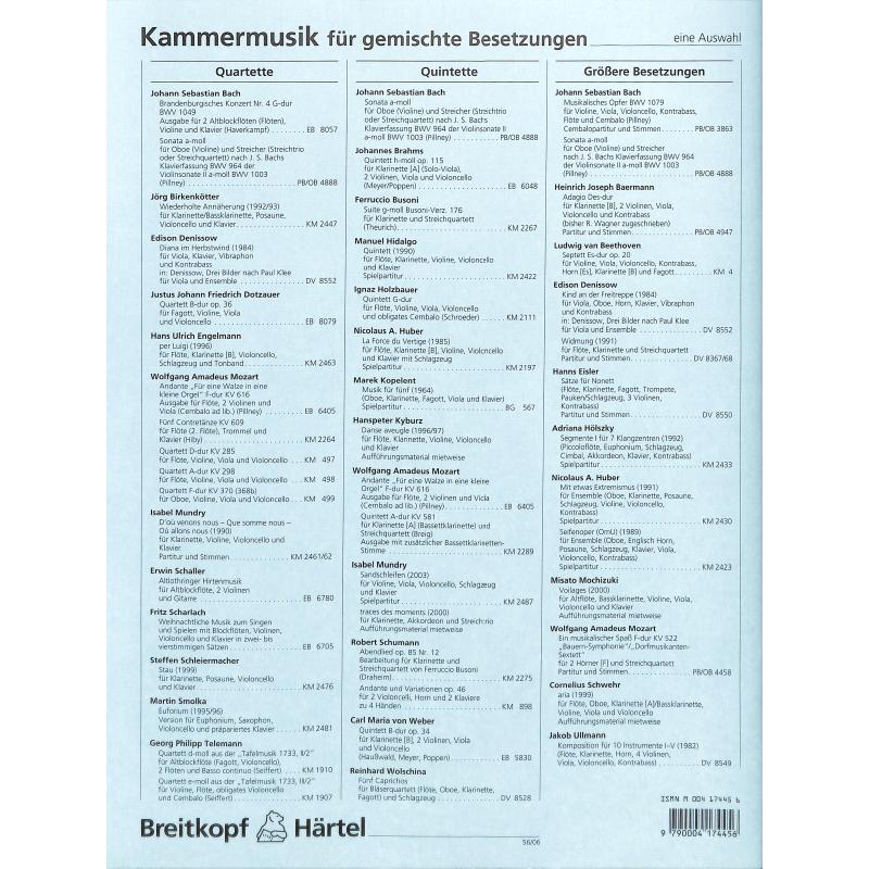 Brandenburgisches Konzert 4 G-Dur BWV 1049