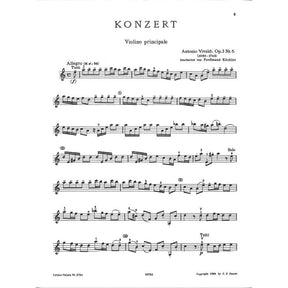 Concerto grosso a-moll op 3/6 RV 356 F 1/176 T 411
