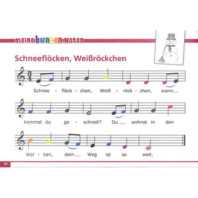 Meine bunten Noten für Klavier Keyboard Melodica + Triola |