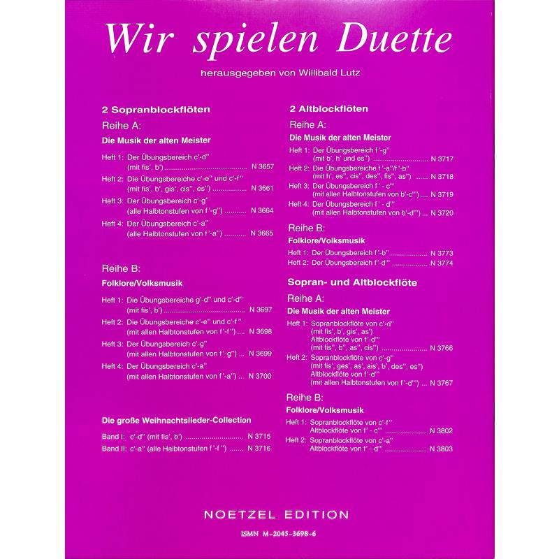 Wir spielen Duette B/2