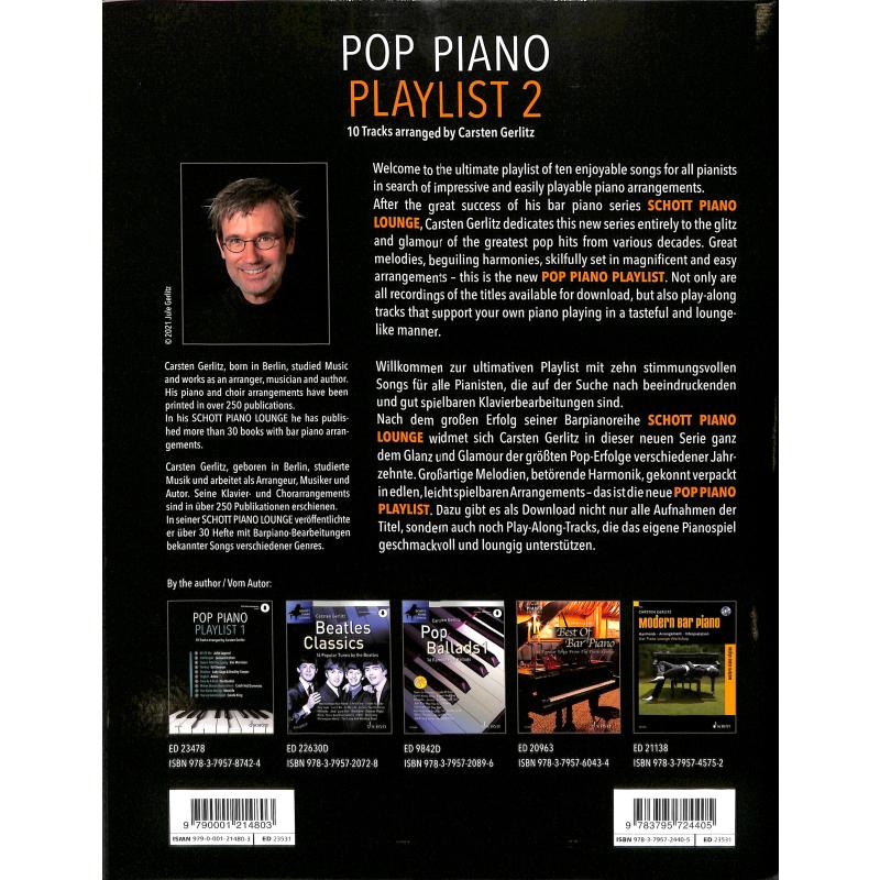 Pop piano playlist 2