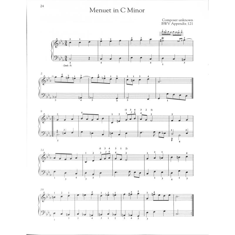 Selections from the notebook for Anna Madgalena